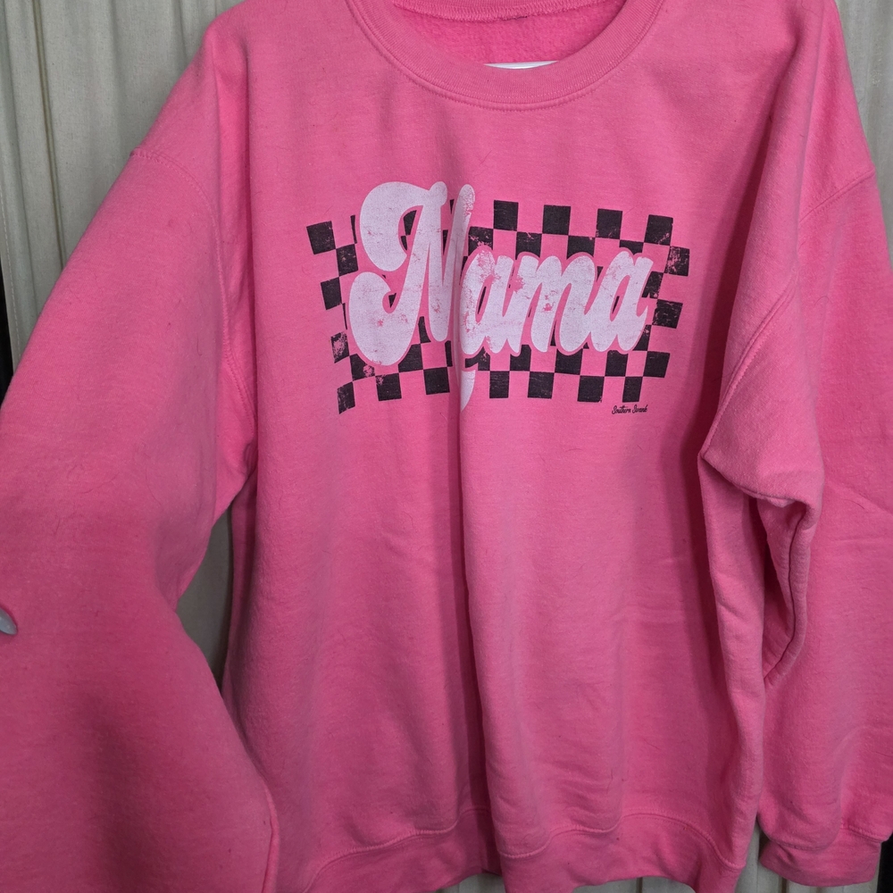 Pink 'Mama' Graphic Sweatshirt